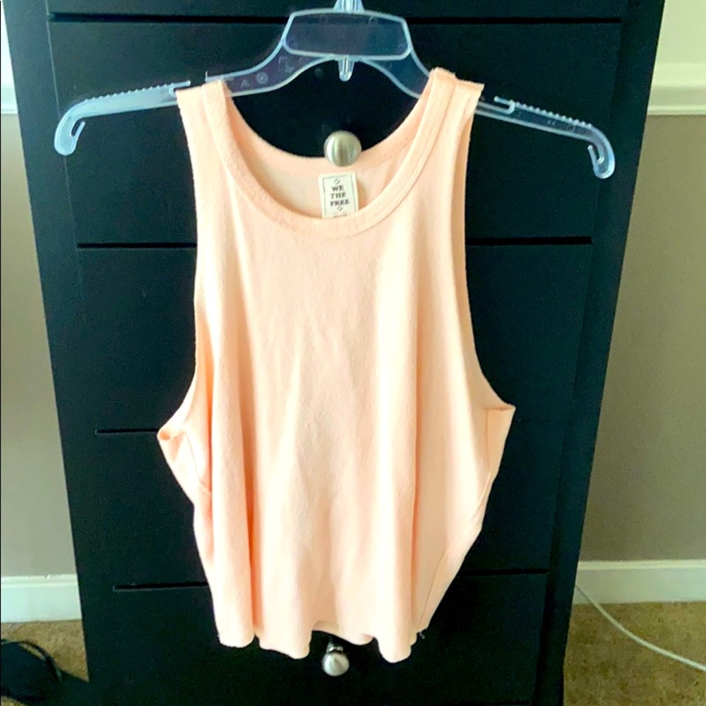 We The Free Peach Colored Tank